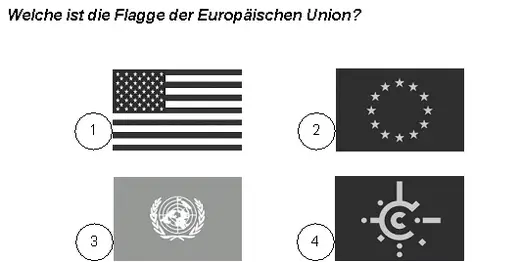 Тест Leben in Deutschland. 6. Судебная власть. Германия и Европа